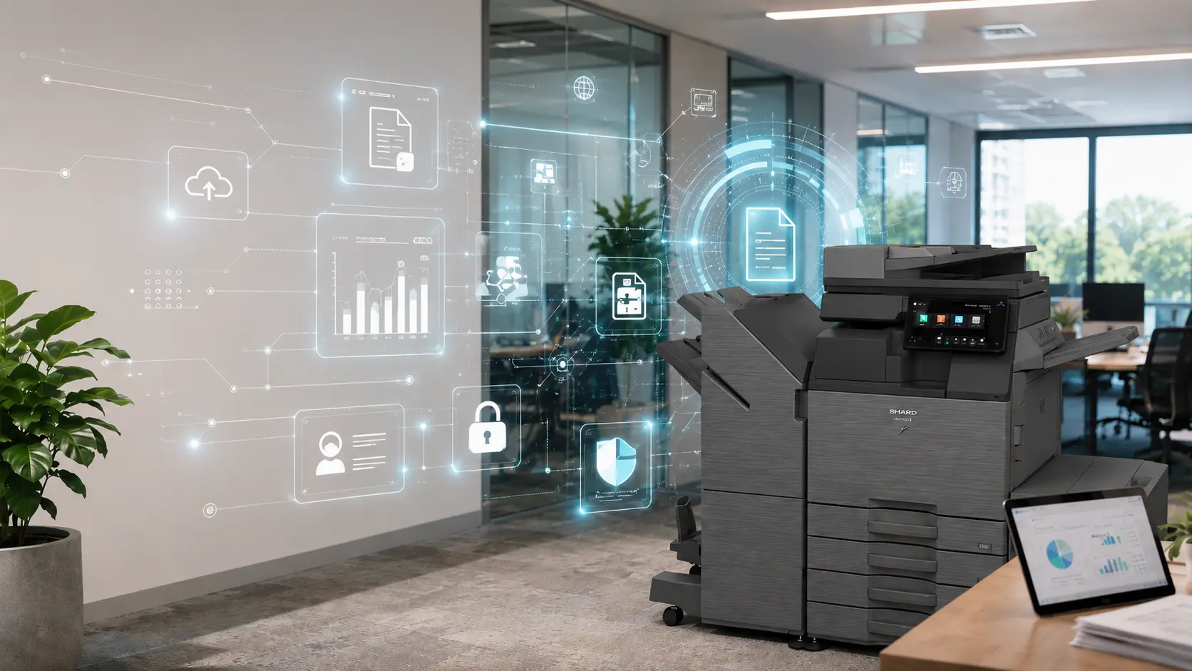 Print and document software across office devices